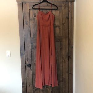 Size 8 David’s Bridal Cinnamon Bridesmaids Dress